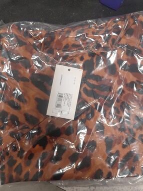 a new day Leopard Print Blouse in Brown and Black